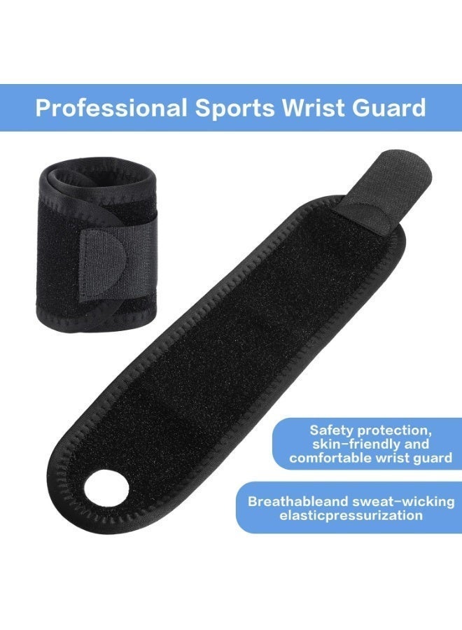 Bukela 4Pack Wrist Support Braces, Adjustable Wrist Support, Fitness Weightlifting Wrist Straps 33x7.5x1cm - Image 2