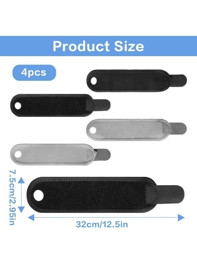 Bukela 4Pack Wrist Support Braces, Adjustable Wrist Support, Fitness Weightlifting Wrist Straps 33x7.5x1cm - Image 3