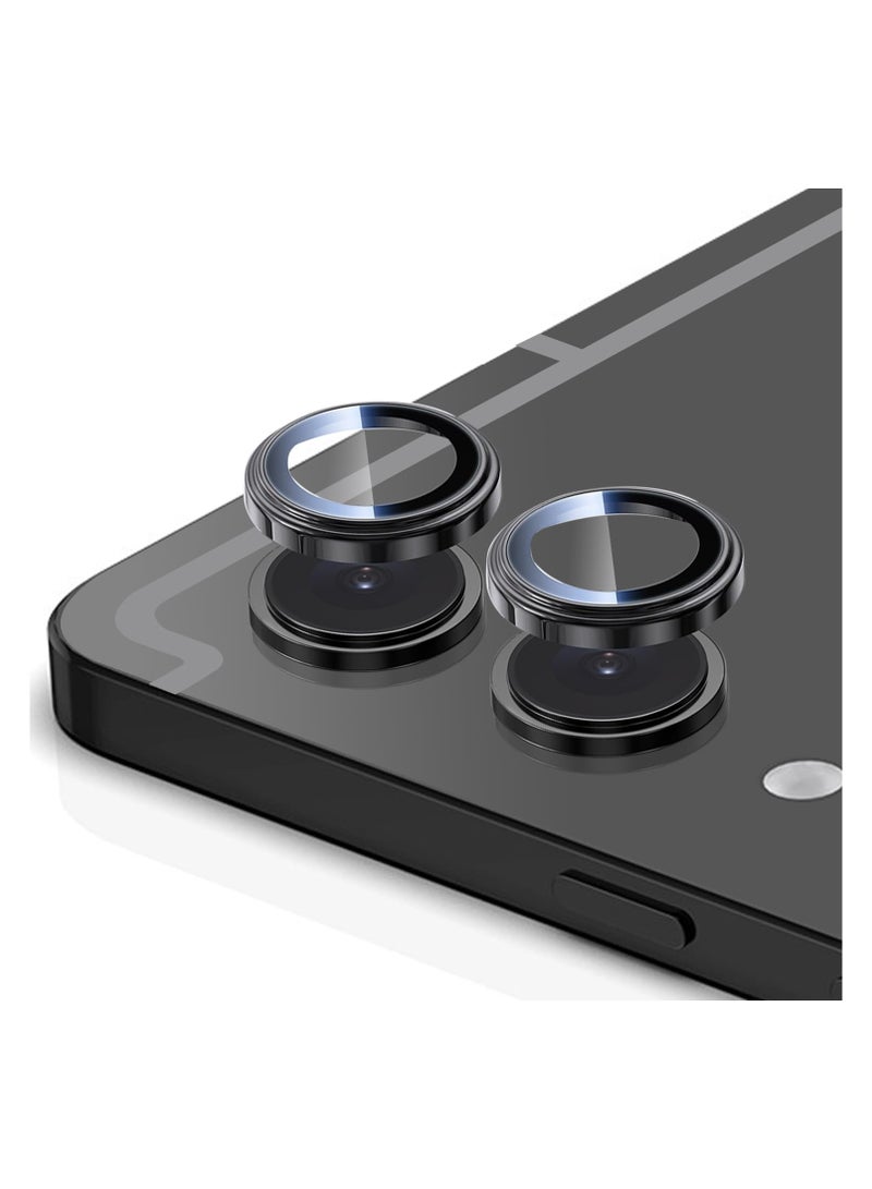 【2-Pack】 Compatible with Galaxy Tab S11 Ultra 14.6-inch 2025 (SM-X930/X936B) Tablet, 9H Tempered Glass Camera Protector with Metal Independent Ring