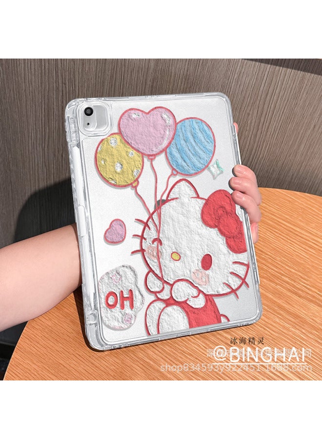 【Silicone X Buckle Split】 For Ipadpro2022 Protective Cover Air6/4 Sanrio 10.2 Inch Drop-proof-Color:Buckle Split-horizontal And Vertical Support-silicone 70% Off Style + Pen Slot 【dd6812 Pacha Dog】-Applicable Models:Ipad Air7 2025 (11inch) - Image 2