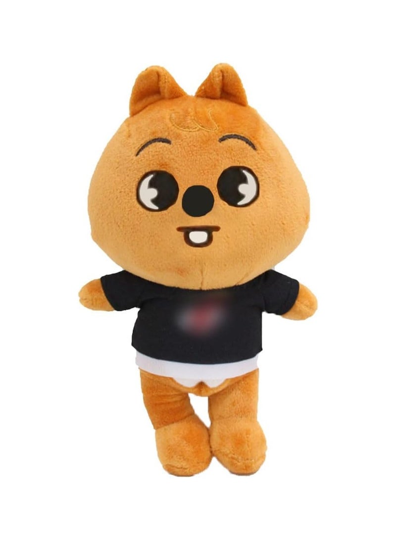 ألعاب Nesloonp Stray Cute Toys Skz Stan Stray ألعاب قطيفة لطيفة، ألعاب قطيفة ناعمة على شكل حيوانات (دب بني 22 سم) - Image 1
