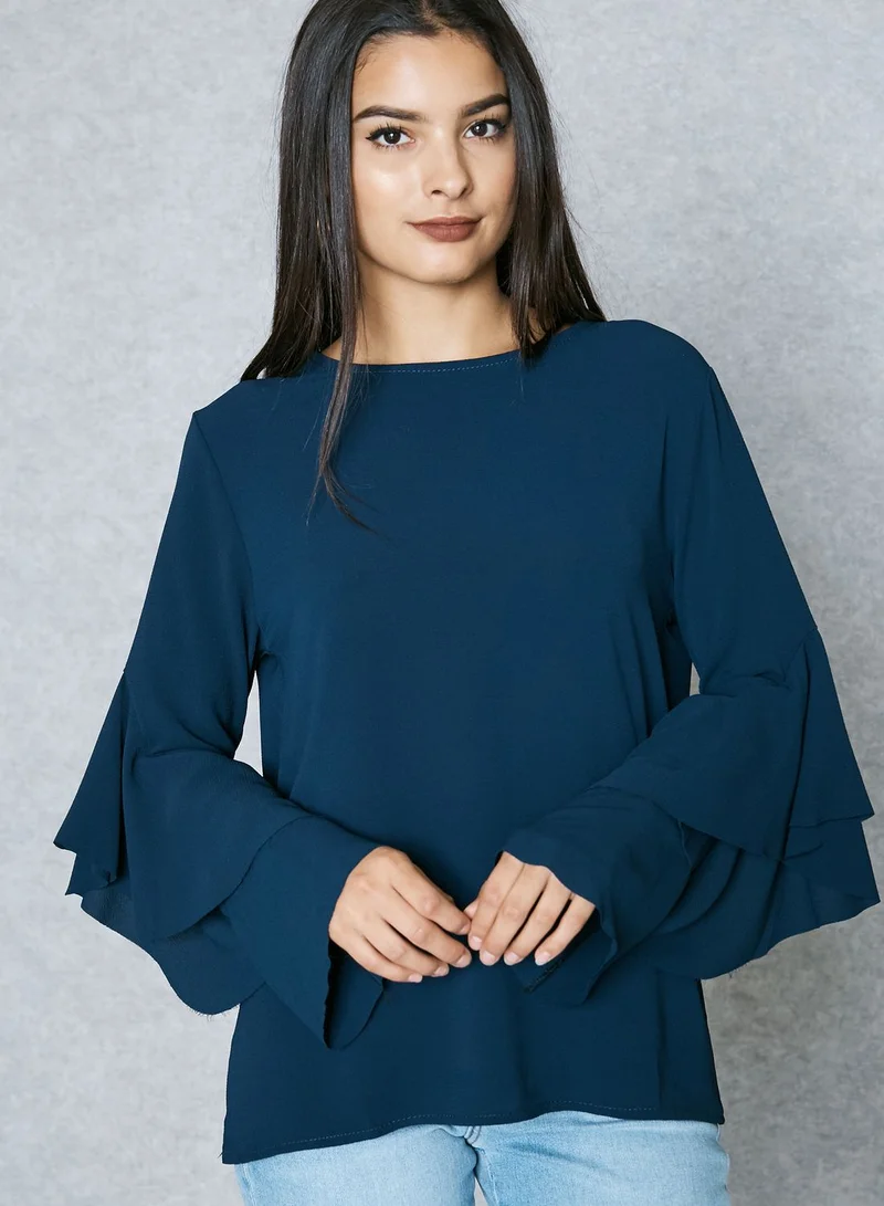 Ginger Ruffle Sleeve Top