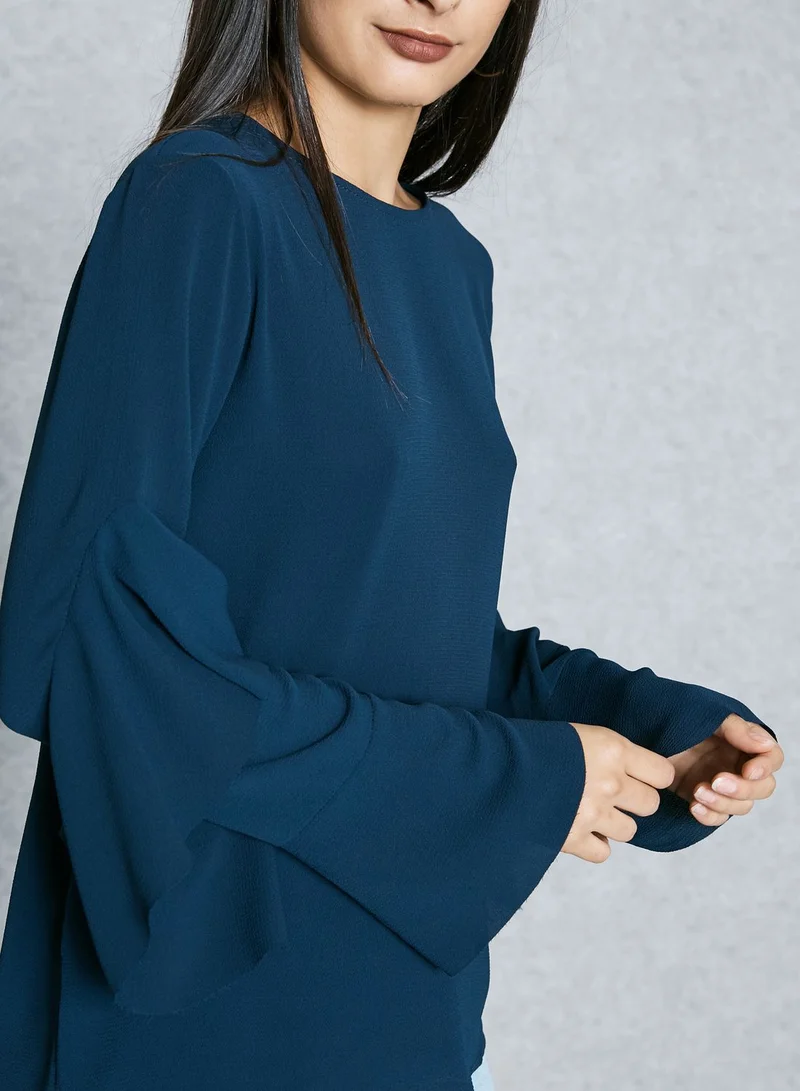 Ginger Ruffle Sleeve Top