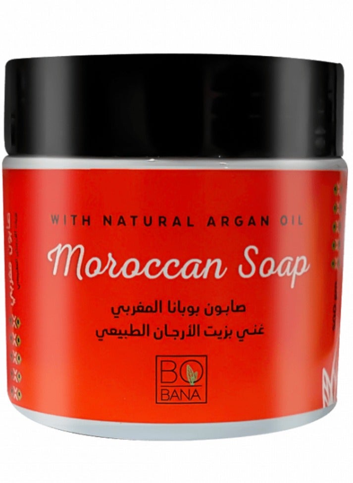 BOBANA Moroccan Soap With Natural Argan Oil 500g - Image 1