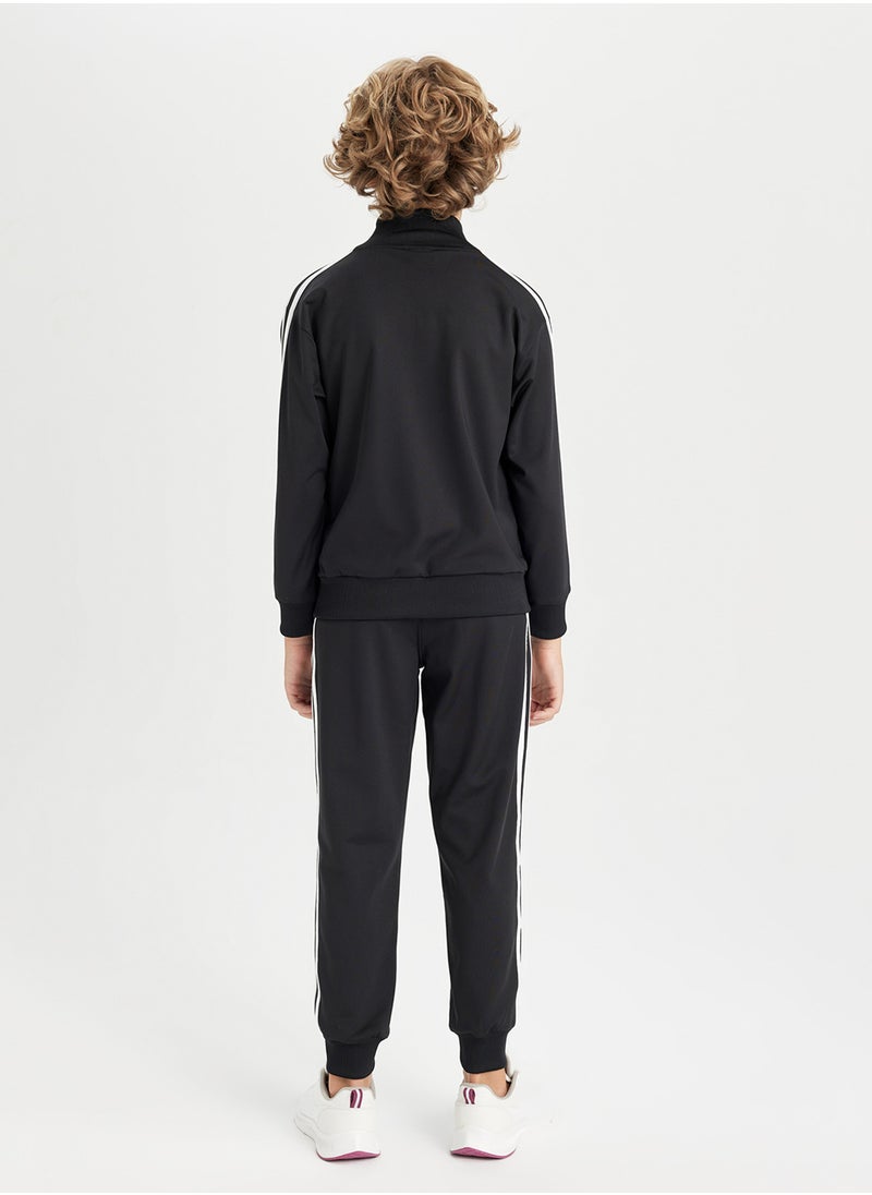 DeFacto Zipped Sweatshirt With Elastic Waist Jogger Pants 2-Piece Set  - Image 2
