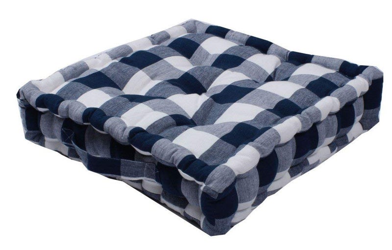 Deevine Craft jymarketing Jy Home Floor Square Cotton Cushion (18 x 18 x 4 Inch, Multicolour) - Image 4