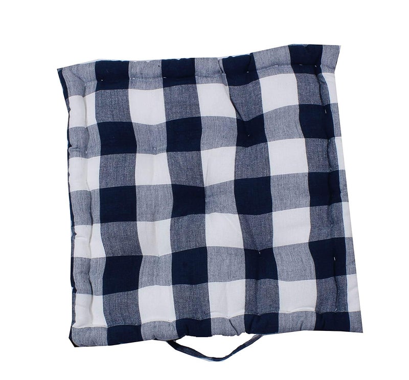 Deevine Craft jymarketing Jy Home Floor Square Cotton Cushion (18 x 18 x 4 Inch, Multicolour) - Image 2