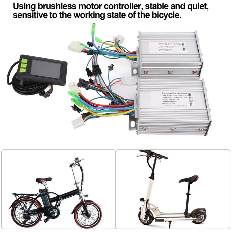 Aluminum ABS 36V 48V 450W Brushless Motor Controller LCD Kit Electric Bicycle Scooter - Image 5