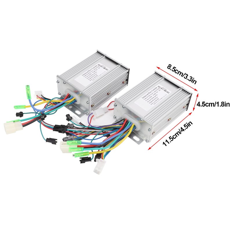 Aluminum ABS 36V 48V 450W Brushless Motor Controller LCD Kit Electric Bicycle Scooter - Image 3