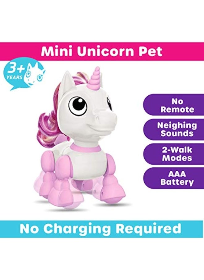 Power Your Fun Robo Pets Unicorn Toys – Interactive STEM Robot Set (1 Full-Size + 1 Mini Unicorn)  - Image 5