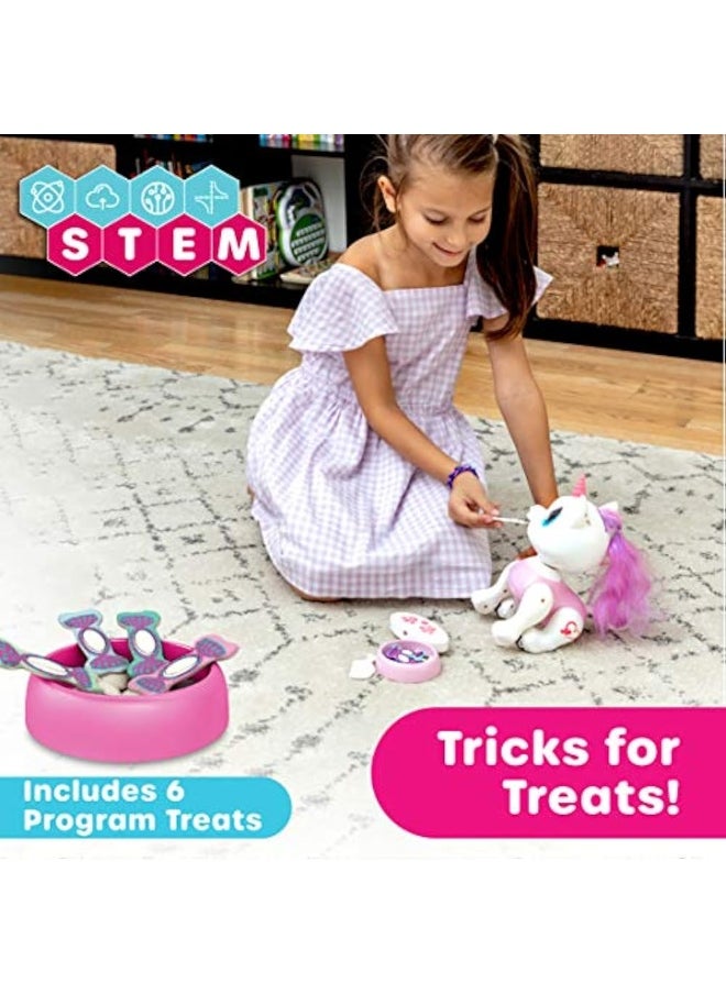 Power Your Fun Robo Pets Unicorn Toys – Interactive STEM Robot Set (1 Full-Size + 1 Mini Unicorn)  - Image 4