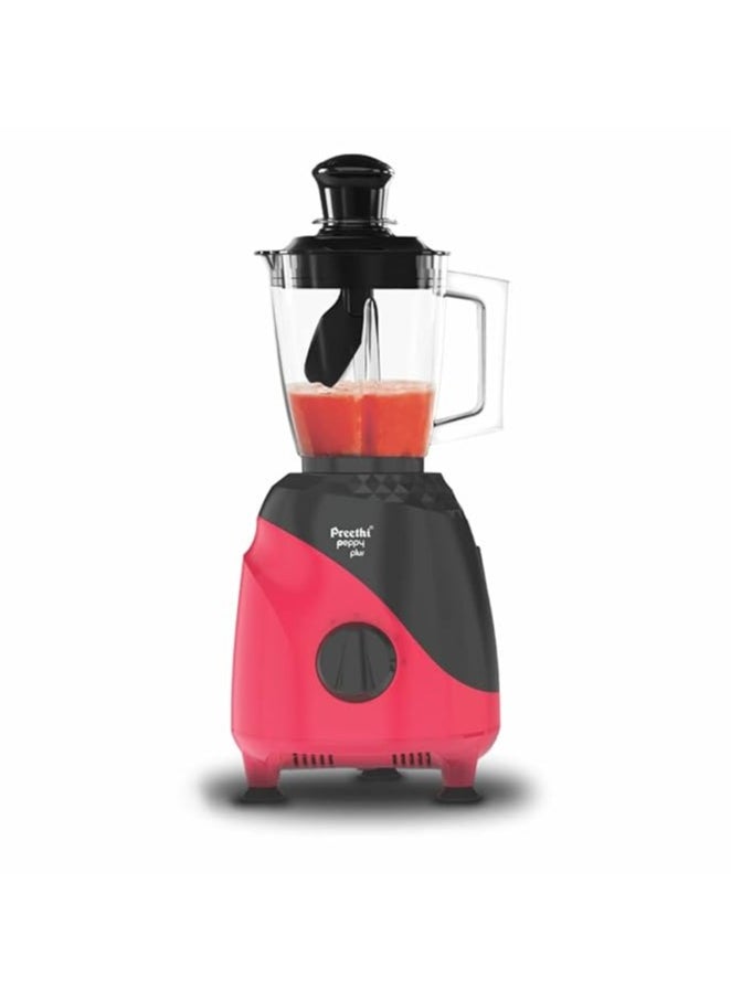 Generic - Preethi Peppy Plus MG-246 Mixer Grinder, 750 watt, Red-Black, 4 Jars - Super Food Jar with Texture Builder & 3D Airflow Technology, Vega W5 Motor - Image 1