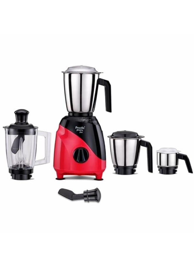 Generic - Preethi Peppy Plus MG-246 Mixer Grinder, 750 watt, Red-Black, 4 Jars - Super Food Jar with Texture Builder & 3D Airflow Technology, Vega W5 Motor - Image 1