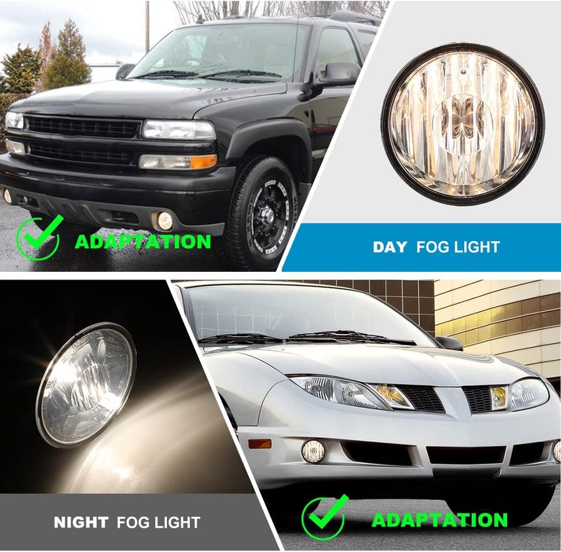 CPW Clear Lens Bumper Driving Fog Lights Pair for 2004-2006 Chevy Suburban 1500 Z71 & 2003-2006 Chevy Tahoe Z71 - Image 4