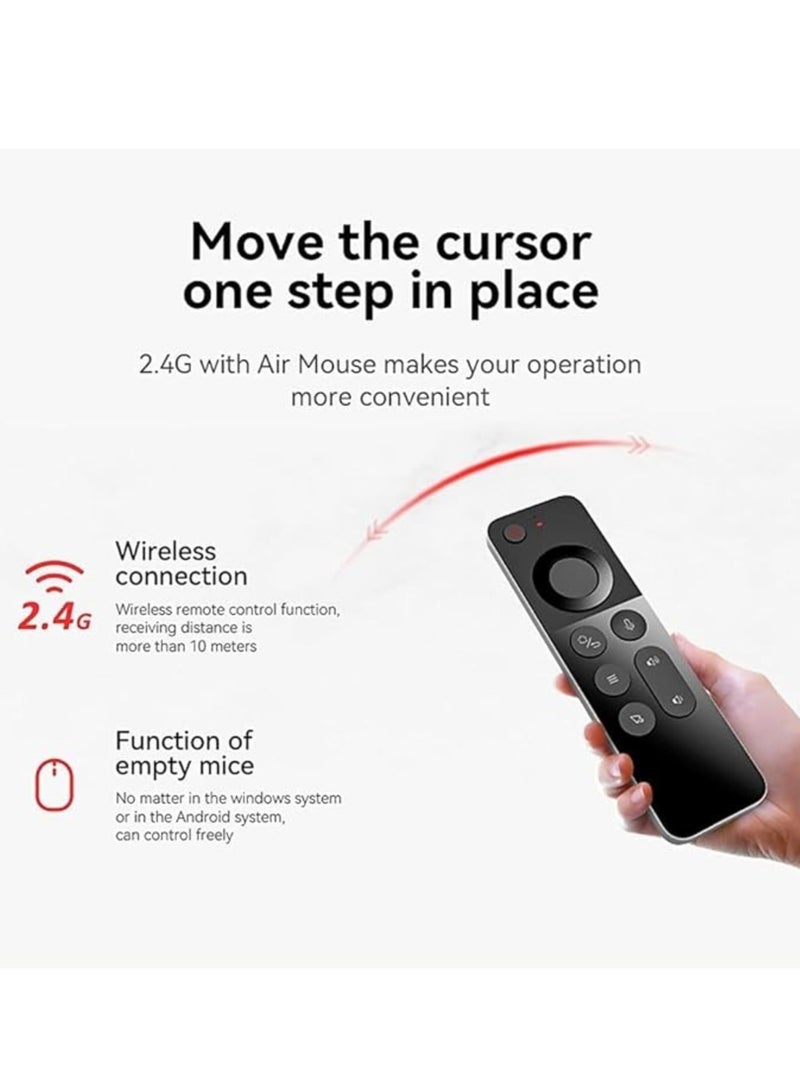 W3 2.4G Wireless Air Mouse Keyboard with Voice Control & IR Learning – 6-Axis Motion Sensing Remote for Smart TV, Android TV Box, PC