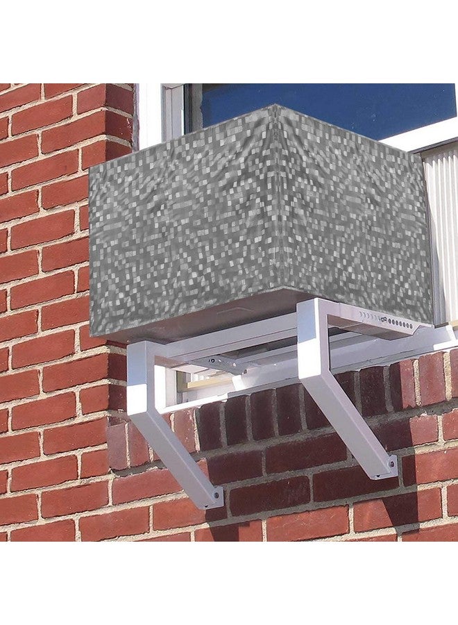 Kuber Industries 3D Design PVC Window AC Cover for 2 Ton Capacity (CTKTC01717, Grey) - Image 3