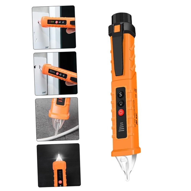 Non Contact Voltage Tester Pen with Sound Light Alarm Flashlight Multifunction Electrician Tool - Image 4