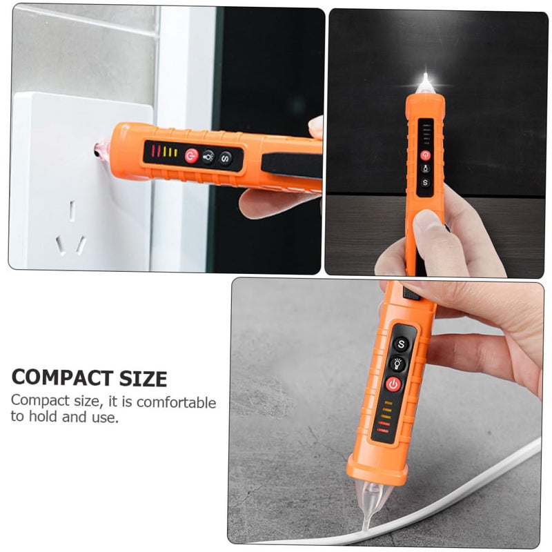 Non Contact Voltage Tester Pen with Sound Light Alarm Flashlight Multifunction Electrician Tool - Image 5
