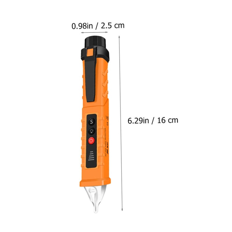Non Contact Voltage Tester Pen with Sound Light Alarm Flashlight Multifunction Electrician Tool - Image 3