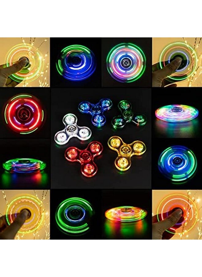 فيغرول FIGROL LED Light Spinner، لعبة إصبع خفيفة لتخفيف التوتر والقلق للأطفال  - Image 5