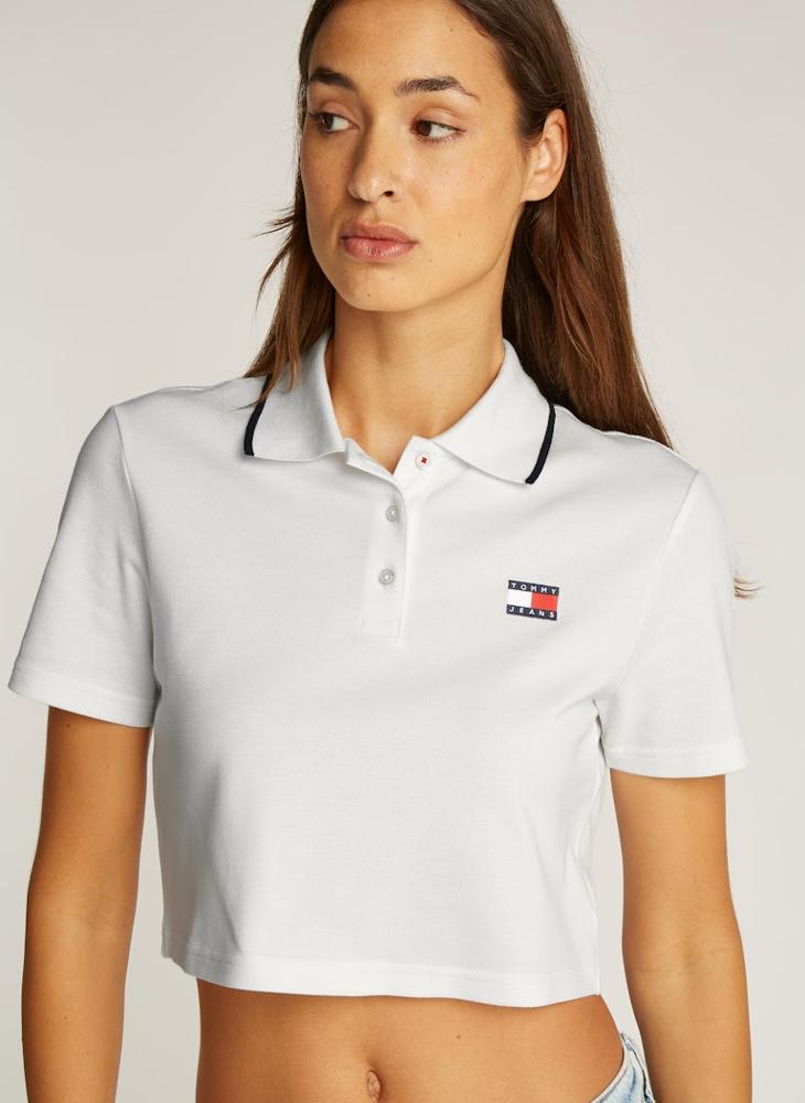 TOMMY JEANS Polo Neck T-Shirt - Image 3