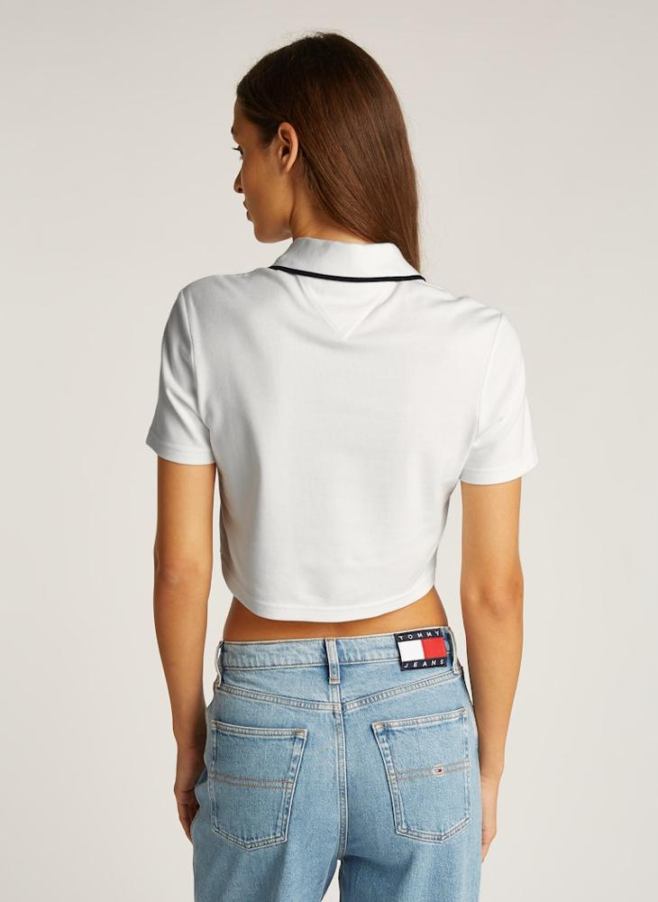 TOMMY JEANS Polo Neck T-Shirt - Image 2