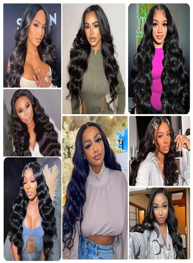 XSY 5x5 HD Lace Closure Body Wave Transparent Lace Closure 12 Inch Brazilian Virgin Human Hair Pre Plucked with Baby Hair Free Part Natural Black - Image 5