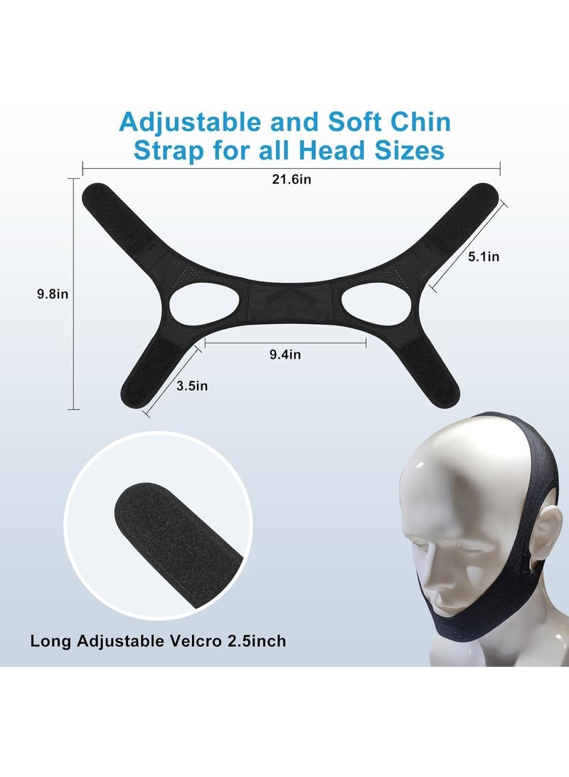 Anti Snoring Devices, Chin Strap for Sleeping, Adjustable Breathable Chin Strap for Men and Women - Image 5