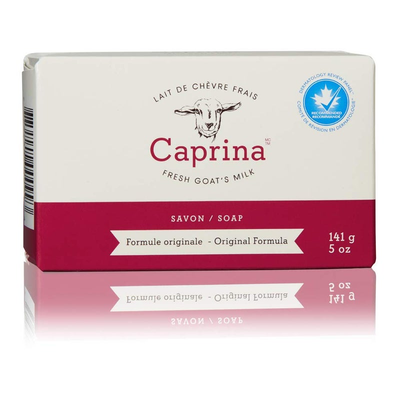 Caprina Fresh Goats Milk Bar Soap Original  Organic Goat Milk Hand  Body Soap Bars Moisturizing Biodegradable AllNatural  EcoFriendly  With Vitamins A B2 and B35 oz 1 Pack