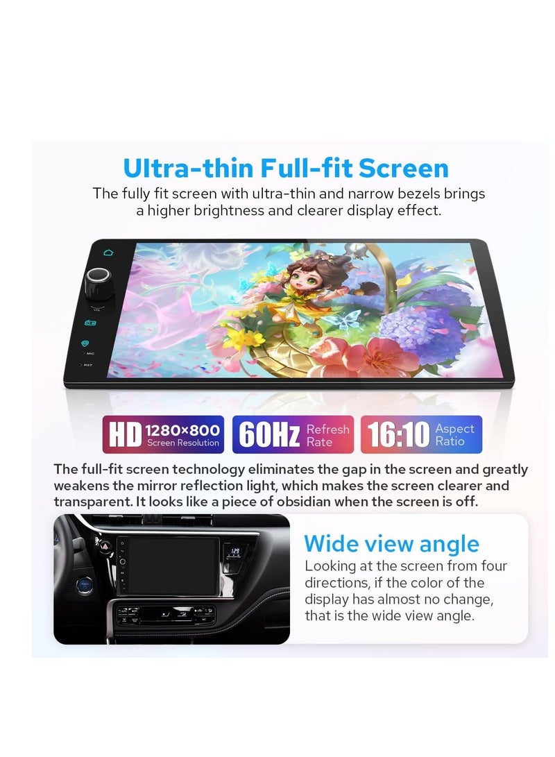 ستيريو سيارة لتويوتا كورولا 2017-2019 وحدة رأس أندرويد 12 راديو سيارة مقاس 9 بوصات، 4 جيجابايت + 64 جيجابايت مع CarPlay اللاسلكي وAndroid Auto، وصلة المرآة، مخرج HDMI، AM/FM، بلوتوث 5.0 (JY-TZ217N4) - Image 4
