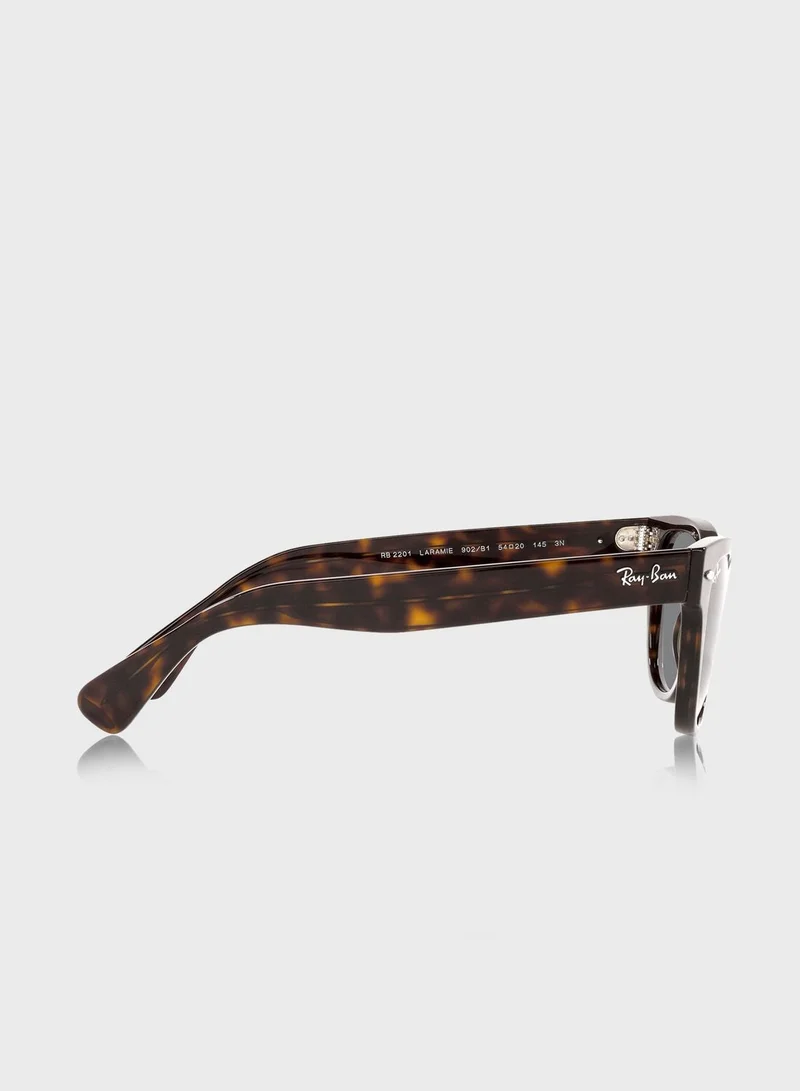 Ray-Ban 0Rb2201 Laramie Irregular Sunglasses