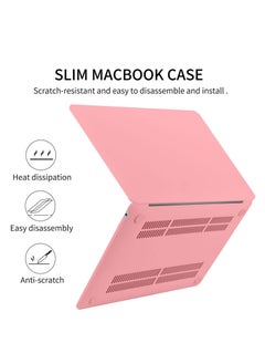 Generic Snap On Laptop Case Cover Compatible with MacBook Air 13.6 inch 2022 Release A2681 M2 Chip w/Liquid Retina Display Touch ID Protective Plastic Hard Shell Case Cover (Pink)  - Image 3