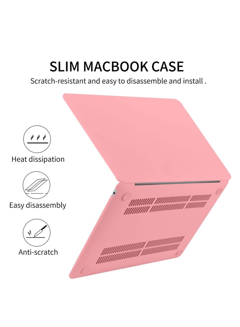 Snap On Laptop Case Cover Compatible with MacBook Air 13.6 inch 2022 Release A2681 M2 Chip w/Liquid Retina Display Touch ID Protective Plastic Hard Shell Case Cover (Pink) - Image 3