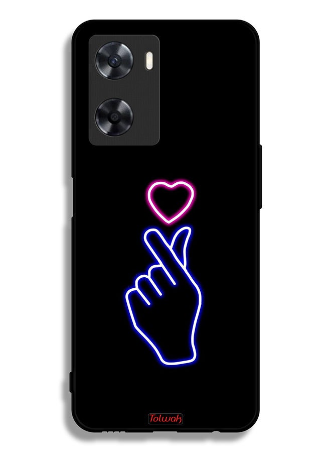 Tolwak Oppo A77s Protective Case Cover Snap Heart Art - Image 2