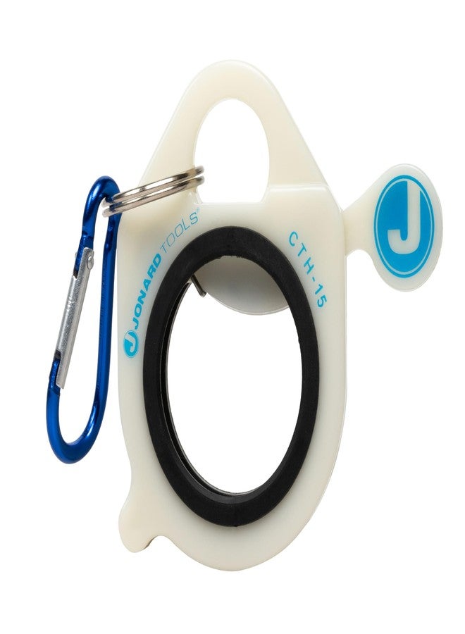 جونارد تولز حامل ربطات الكابلات CTH-15 من جونارد تولز، مقاس 1.5 بوصة، بتصميم زنبركي، يضيء في الظلام، يتضمن حلقة تثبيت وحلقة مطاطية، يناسب أربطة الكابلات وربطات السحاب من 4 إلى 24 بوصة - Image 1