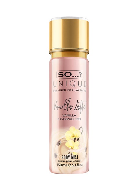 Unique Vanilla Latte Body Mist 150Ml