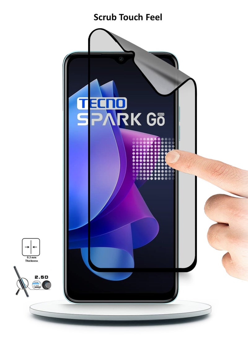 Techie - Techie Matte Ceramic Screen Protector Film for Tecno Spark Go 2023 – Smooth Feel Anti Fingerprint Bubble Free - Image 1