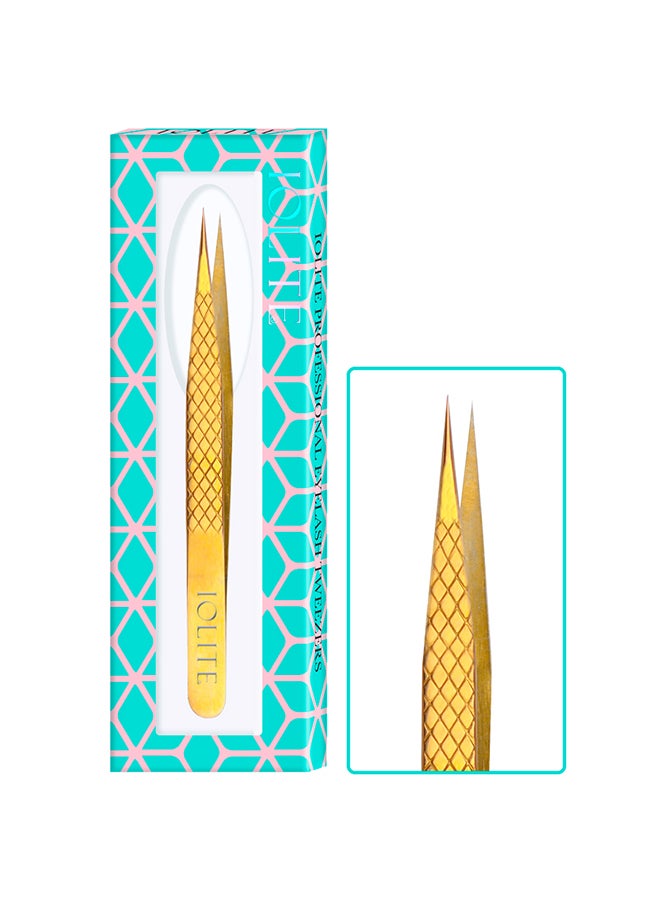 IOLITE Anti Rust Firm Comfortable Eye Lashes Extension Tool Stainless Steel Tweezers - Image 4