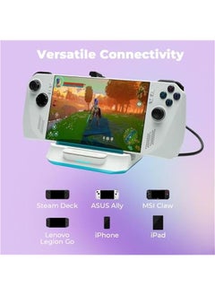 عربست محول بيسيدوك ستيم ديك مع HDMI 4K @ 60Hz ، شحن USB C ، عرض الشاشة ، تسجيل الفيديو لجهاز ستيم ديك ، روغ ألي ، ليجيون جو ، إم إس آي كلاو ، سويتش ، آيفون ، آيباد - إكس ترا جو جي سي 515  - Image 5