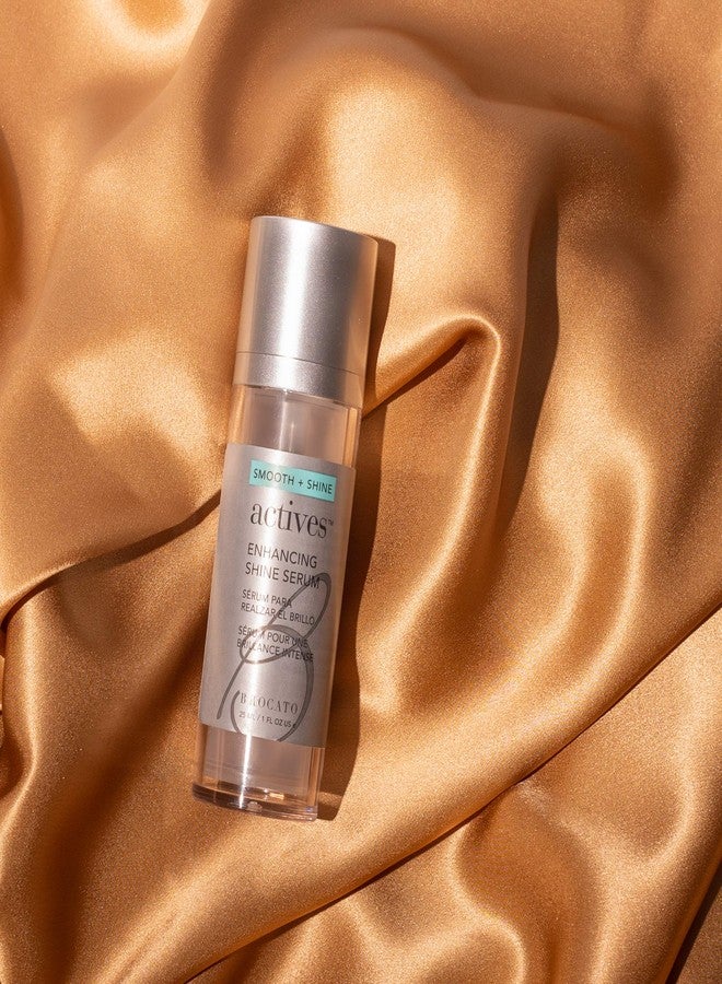 Brocato Actives Enhancing Shine Serum: Anti Frizz Smoothing Treatment for Damaged Hair - Leave In Product with Natural Oil to Repair / Control Dry, Frizzy Locks from Straightening and Hot Tools - 1 Oz - Image 5