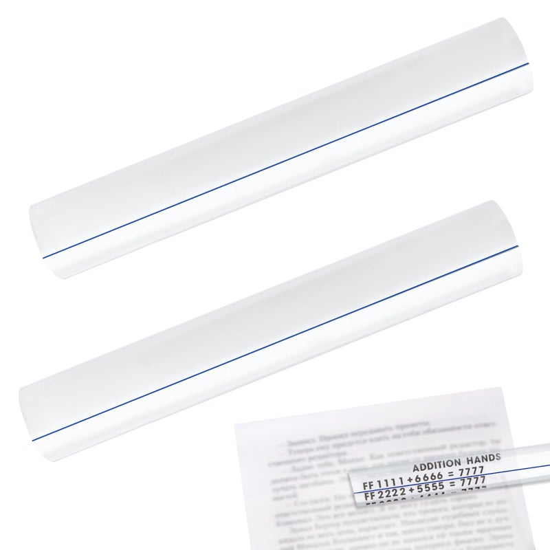 KCMOSGI 2 Pcs Mahjong Line Magnifier Clear Mahjong Line Magnifying Finder Mahjong Line Finder Tools for Beginner Players and Elderly Enthusiasts - Image 3