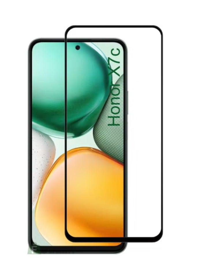 FOR HONOR X7C Premium Tempered Glass Screen Protector - Black