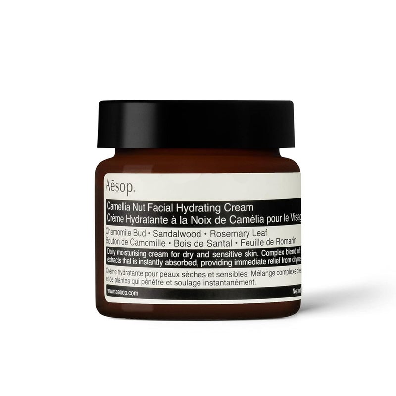 Aesop Camellia Nut Facial Hydrating Cream | Daily Moisturizer For Dry And Sensitive Skin | Provides Immediate Relief From Dryness | Blend Of Nut And Plant Extracts | 2.1 oz / 60mL - Image 1