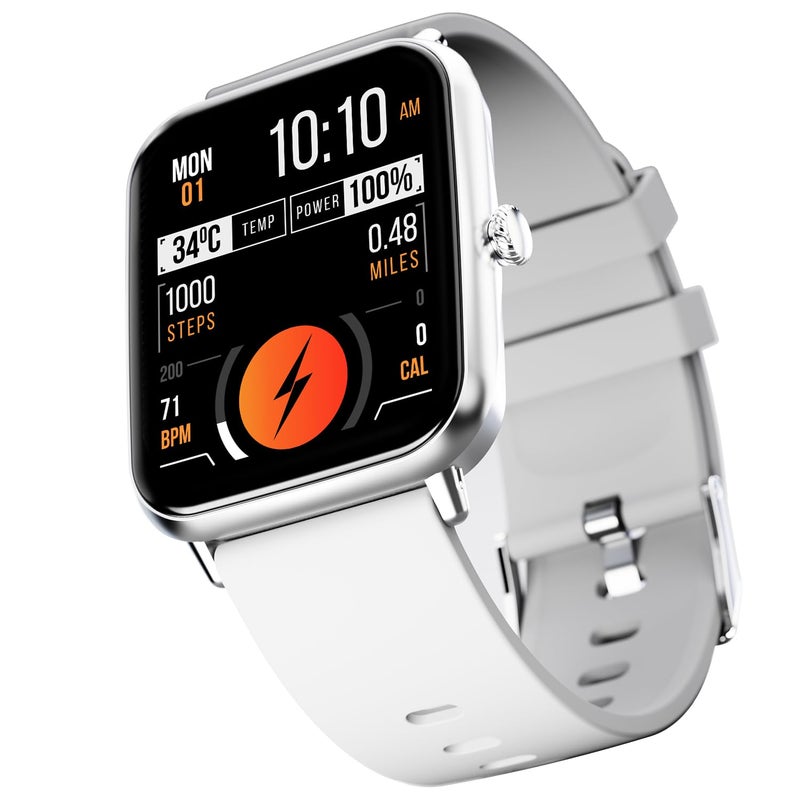 Fire-Boltt FireBoltt Ninja Call Pro Plus 4648mm 183 inch Smart Watch with Bluetooth Calling AI Voice Assistance 120 Sports Modes IP67 Rating 240 280 Pixel High Resolution Grey - Image 2