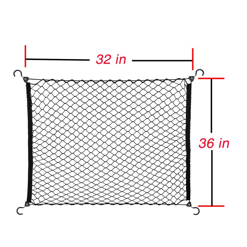 MAMIKO Cargo Net and Wagon Straps for Collapsible Folding Outdoor Utility Wagon, Garden Cart, Folding Trolley Cart, Beach Cart (Combo Package) - Image 3