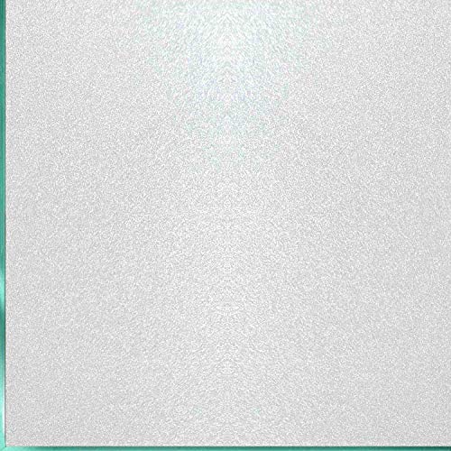 ELTON Vinyl Opaque Sparkle Frosted Home Security Self Adhesive Heat Control Anti UV Privacy Window Films (Sparkle Frosted, 16 x 144 Inches) - Image 1