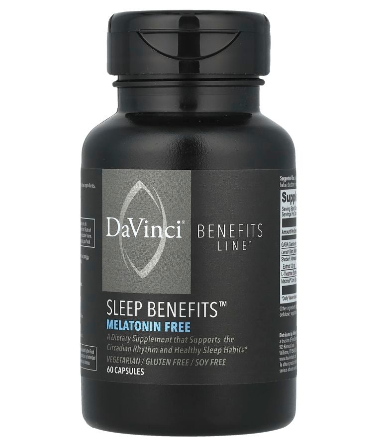 DaVinci Laboratories Sleep Benefits™ Melatonin Free 60 Capsules