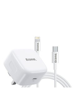 ECONO ECONO AE iPhone Charger 20W USB-C Fast Charger, Universal Travel Adapter, iPhone charger Compatible with iPhone 14/14 Pro/14 Plus/14 Pro Max/13/13pro/12 Pro Max  - Image 2