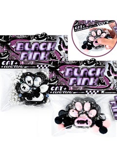 NajmStyle 2Pcs Taba Squishy Cat Paw Fidget Toys, Pinch Family Squeeze Toys, Cute Kawaii Squishies PVC Stress Ball Sensory Toys  - Image 1