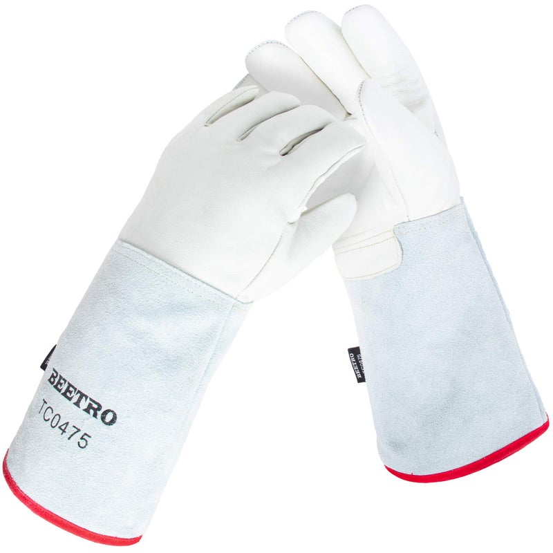 BEETRO -292℉— -418℉/-180℃— -250℃ or Above Antifreeze Gloves for Dry Ice Handling Liquid Nitrogen Low Temperature Resistant Sponge Inner 16 Inch - Image 1